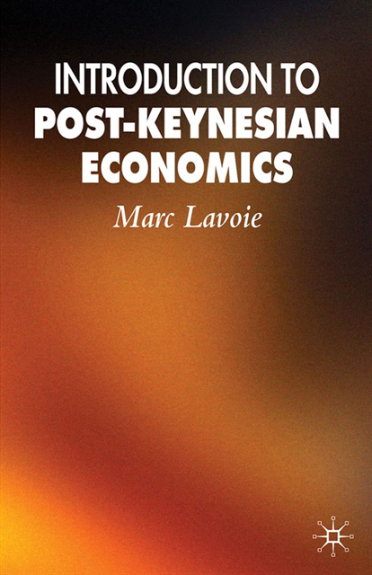 M. Lavoie - Introduction to Post-Keynesian Economics, E-bok