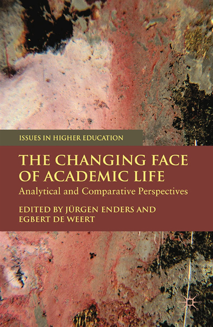 E. de Weert, J. Enders - Changing Face of Academic Life, E-bok