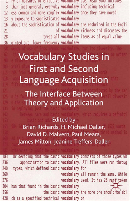 Jeanine Treffers-Daller, James Milton, Paul Meara, David D. Malvern, Brian Richards, H. Daller - Vocabulary Studies in First and Second Language Acquisition, E-bok