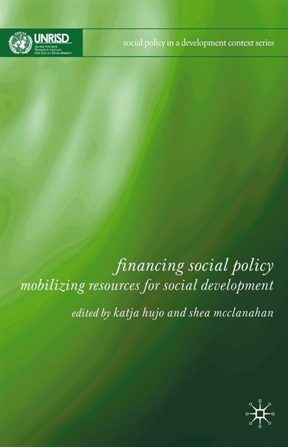 Shea McClanahan, Katja Hujo - Financing Social Policy, E-bok