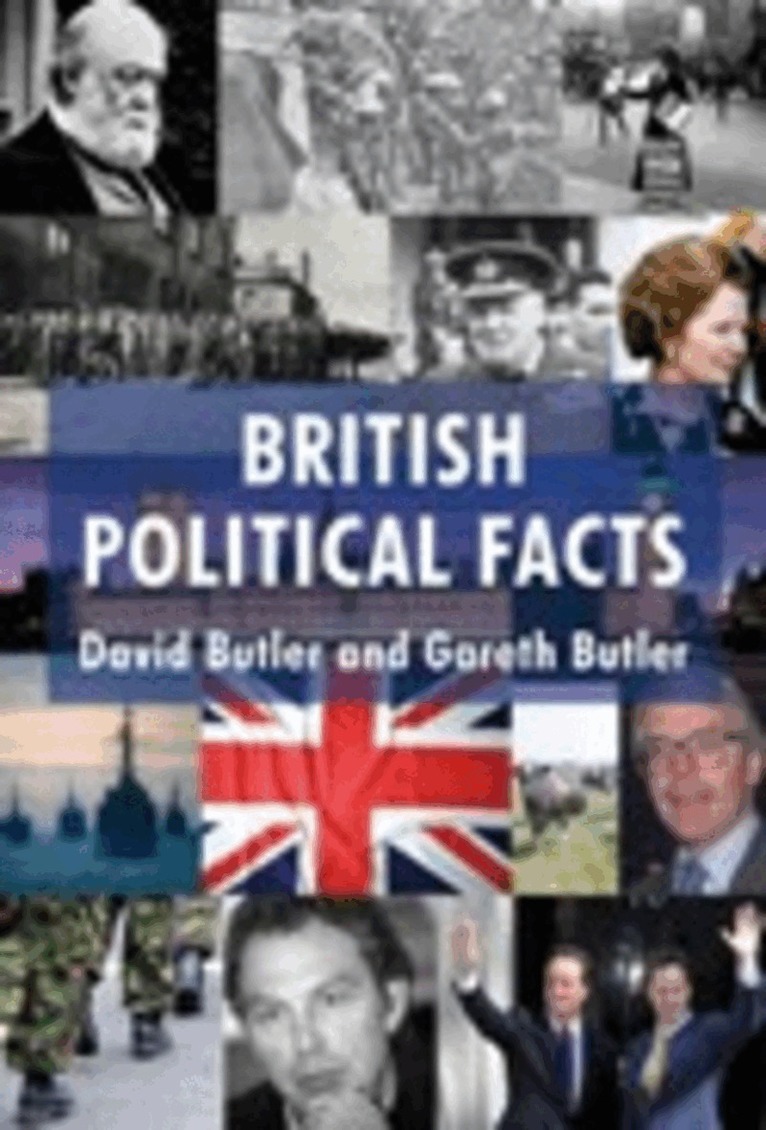 D. Butler - British Political Facts, Inbunden