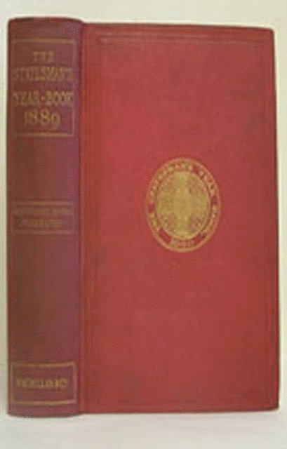 J. Scott-Keltie - Statesman's Year-Book, E-bok