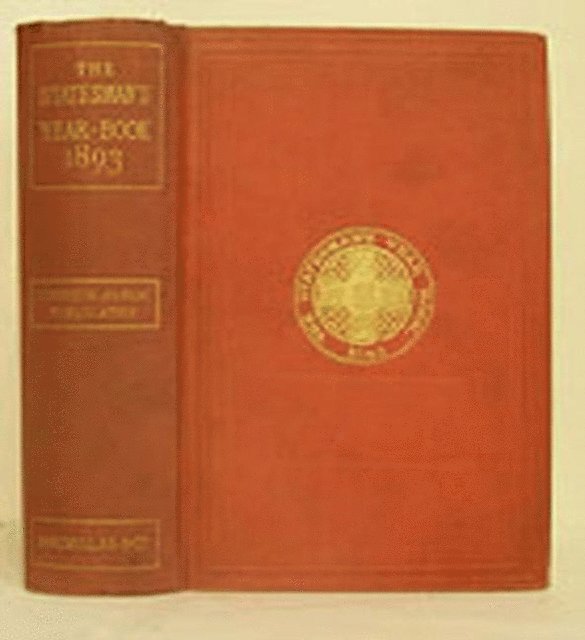 J. Scott-Keltie - Statesman's Year-Book, E-bok