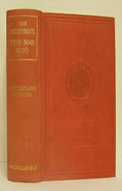 M. Epstein - Statesman's Year-Book, E-bok