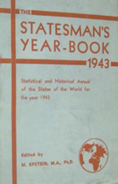 Mortimer Epstein - Statesman's Year-Book, E-bok