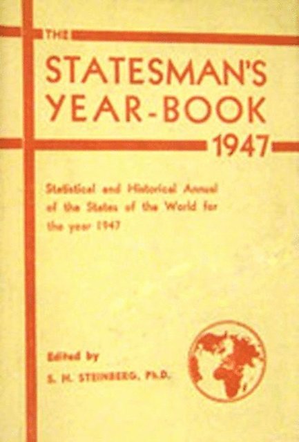 M. Epstein - Statesman's Year-Book, E-bok
