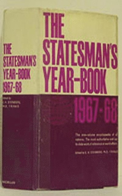 S. Steinberg - Statesman's Year-Book 1967-68, E-bok