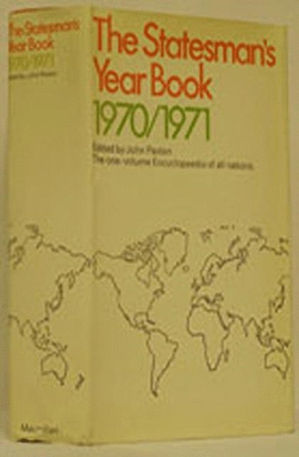 J. Paxton - Statesman's Year-Book 1970-71, E-bok