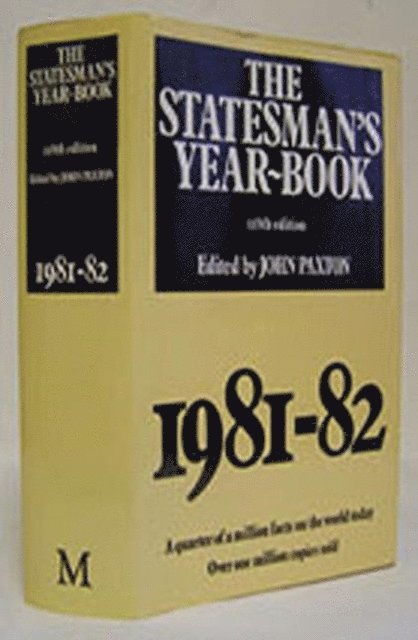 J. Paxton - Statesman's Year-Book 1981-82, E-bok