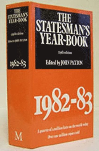 J. Paxton - Statesman's Year-Book 1982-83, E-bok