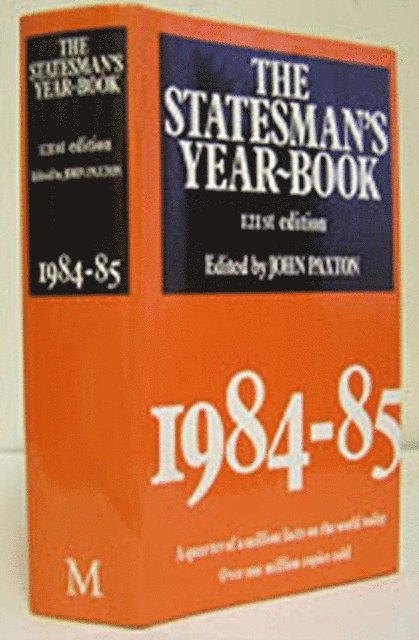 J. Paxton - Statesman's Year-Book 1984-85, E-bok