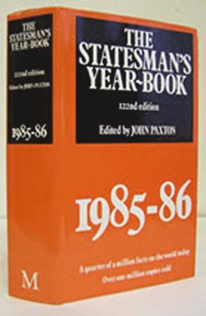 J. Paxton - Statesman's Year-Book 1985-86, E-bok