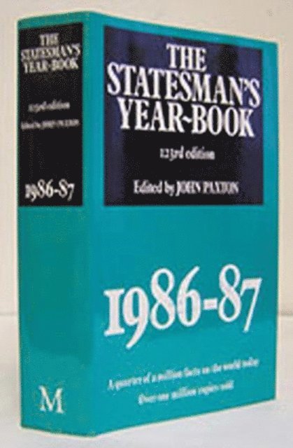 J. Paxton - Statesman's Year-Book 1986-87, E-bok