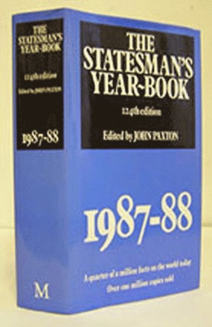 J. Paxton - Statesman's Year-Book 1987-88, E-bok