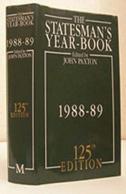 J. Paxton - Statesman's Year-Book 1988-89, E-bok