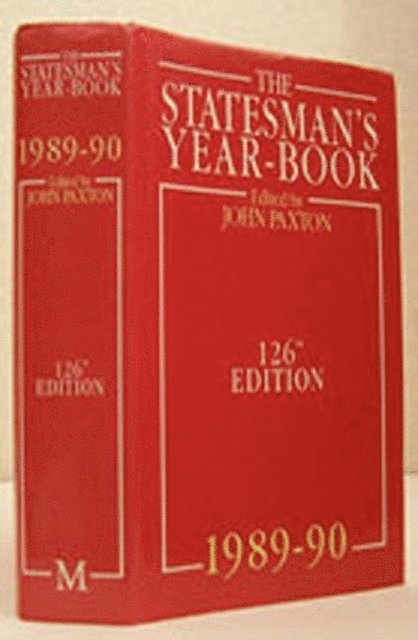 J. Paxton - Statesman's Year-Book 1989-90, E-bok