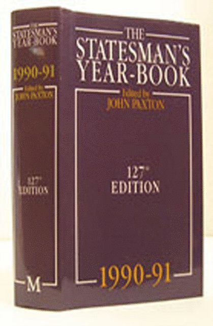 J. Paxton - Statesman's Year-Book 1990-91, E-bok