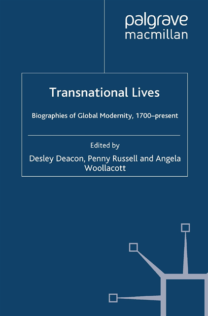 A. Woollacott, P. Russell, D. Deacon - Transnational Lives, E-bok