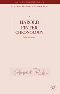 Harold Pinter Chronology