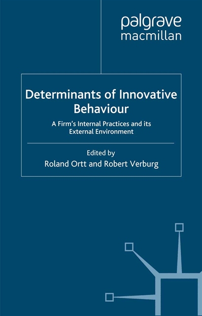 Robert Verburg, Roland Ortt, Cees van Beers, A. Kleinknecht - Determinants of Innovative Behaviour, E-bok