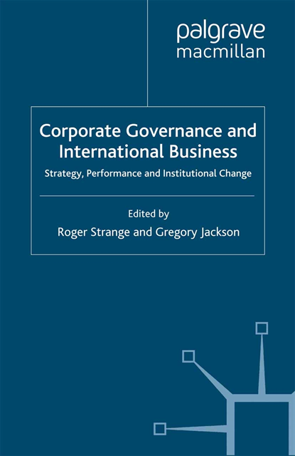 G. Jackson, R. Strange - Corporate Governance and International Business, E-bok