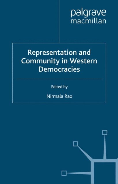 N. Rao - Representation and Community in Western Democracies, E-bok