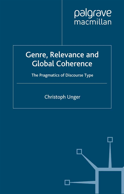 C. Unger - Genre, Relevance and Global Coherence, E-bok