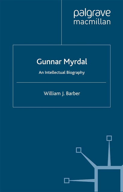 W. Barber - Gunnar Myrdal, E-bok