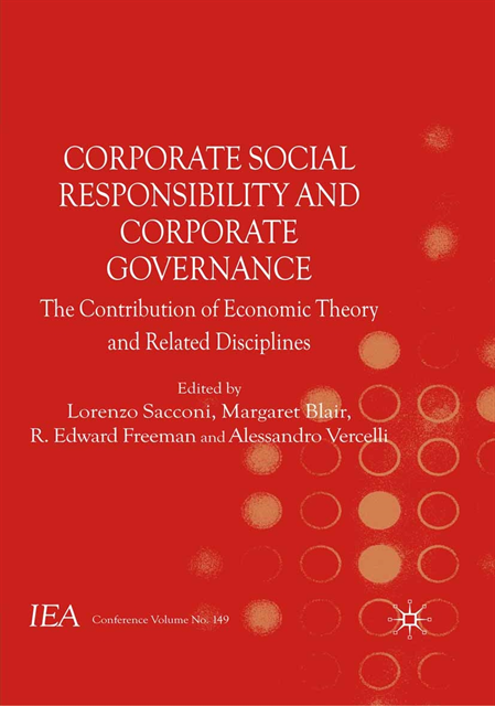 R. Edward Freeman, Margaret Blair, Lorenzo Sacconi, A. Vercelli - Corporate Social Responsibility and Corporate Governance, E-bok