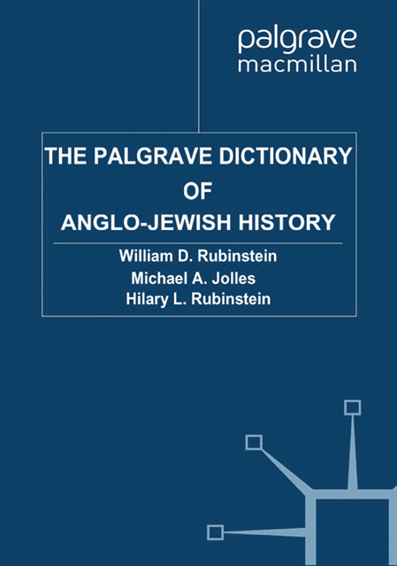 W. Rubinstein - Palgrave Dictionary of Anglo-Jewish History, E-bok