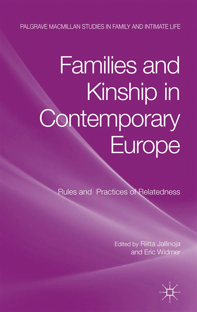 Riitta Jallinoja, E. Widmer - Families and Kinship in Contemporary Europe, E-bok
