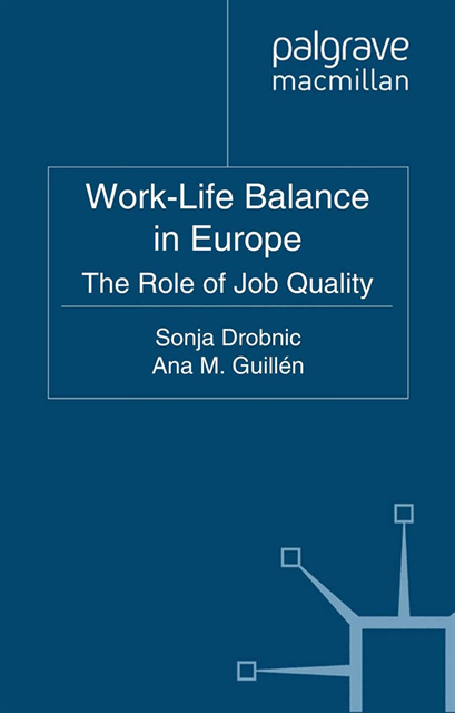A. Guillen, S. Drobnic - Work-Life Balance in Europe, E-bok