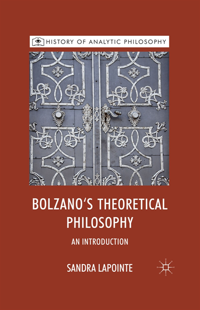 S. Lapointe - Bolzano's Theoretical Philosophy, E-bok