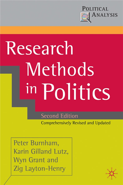 Wyn Grant - Research Methods in Politics, E-bok