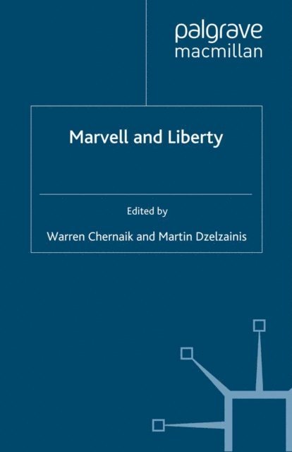 Martin Dzelzainis, W. Chernaik - Marvell and Liberty, E-bok