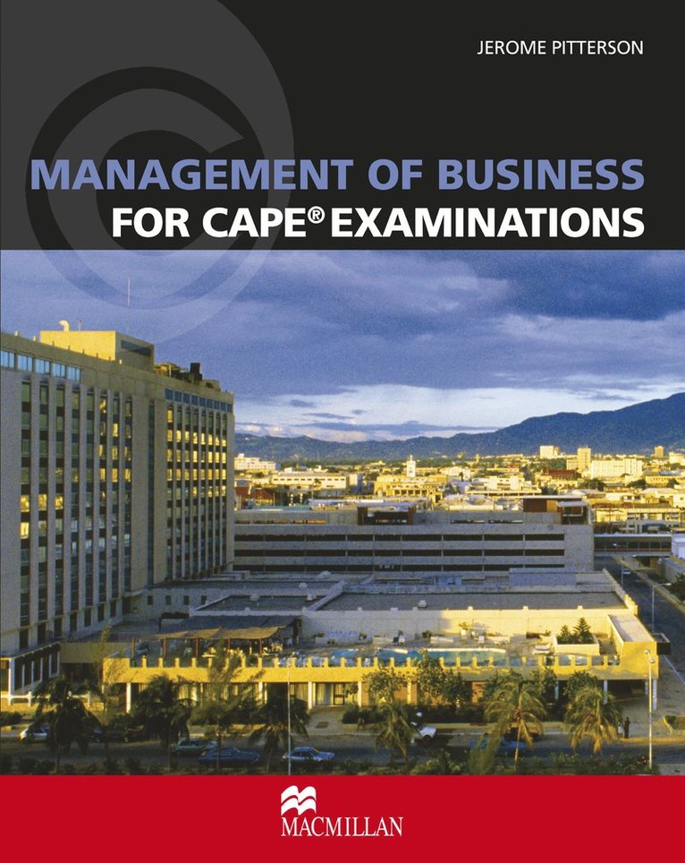 Jerome Pitterson - Management of Business for CAPE® Examinations Student's Book, Häftad