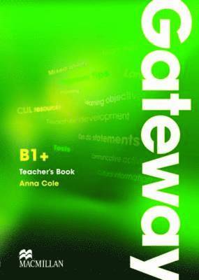Anna Cole - Gateway B1+ Teacher's Book and Test CD Pack, Övrigt
