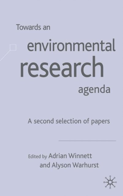 A. Winnett - Towards an Environment Research Agenda, E-bok. Tillgänglighet: Lägg i varukorg