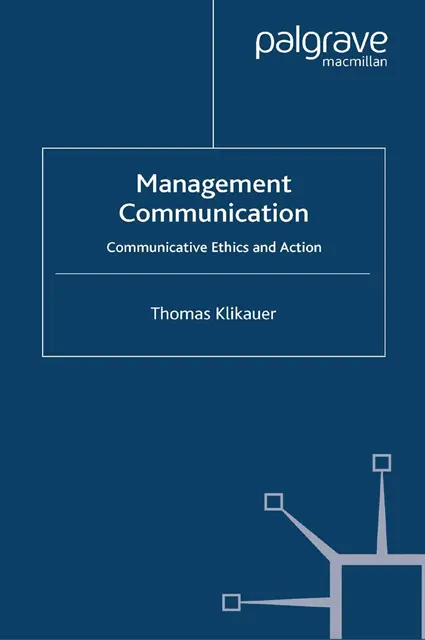 Thomas Klikauer - Management Communication, E-bok. Tillgänglighet: Lägg i varukorg