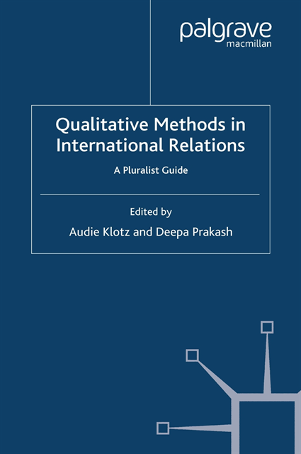 D. Prakash, A. Klotz - Qualitative Methods in International Relations, E-bok