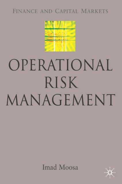 I. Moosa - Operational Risk Management, E-bok