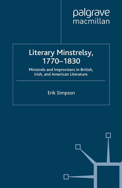 E. Simpson - Literary Minstrelsy, 1770-1830, E-bok