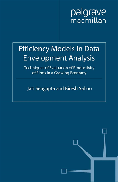B. Sahoo, J. K. Sengupta - Efficiency Models in Data Envelopment Analysis, E-bok