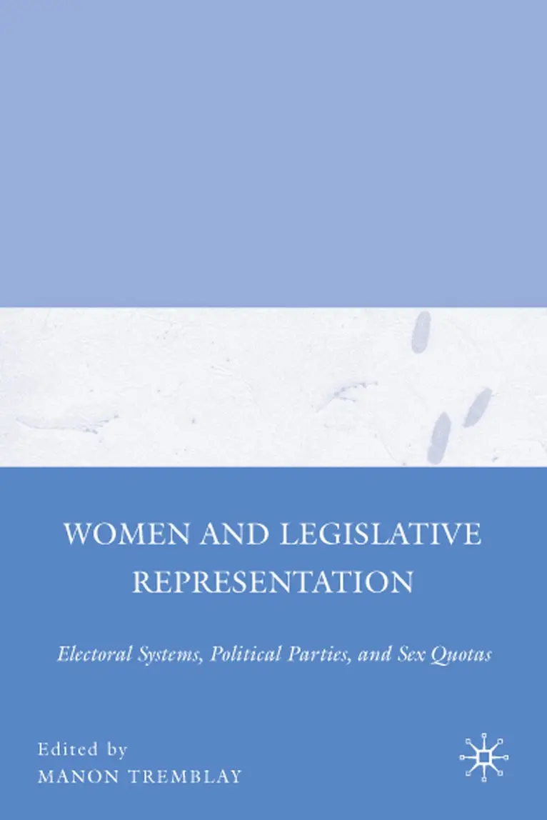 M. Tremblay - Women and Legislative Representation, Inbunden. Tillgänglighet: Lägg i varukorg