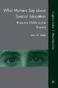 What Mothers Say about Special Education