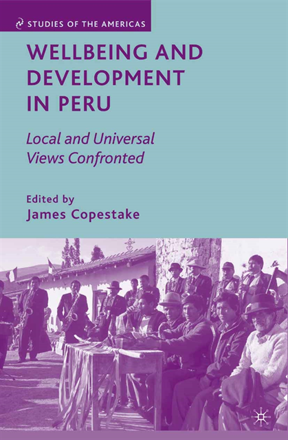 J. Copestake - Wellbeing and Development in Peru, E-bok