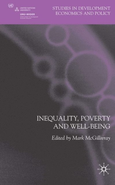 M. McGillivray - Inequality, Poverty and Well-being, E-bok