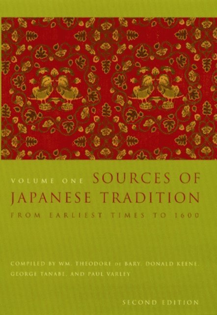 Arthur Tiedemann, Carol Gluck, Wm. Theodore De Bary - Sources of Japanese Tradition, E-bok