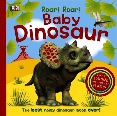 DK - Roar! Roar! Baby Dinosaur, Kartonnage. Tillgänglighet: Tillfälligt slut