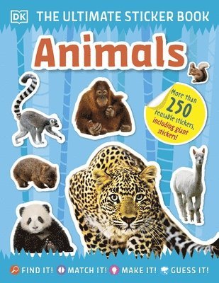 DK - Ultimate Sticker Book Animals, Häftad